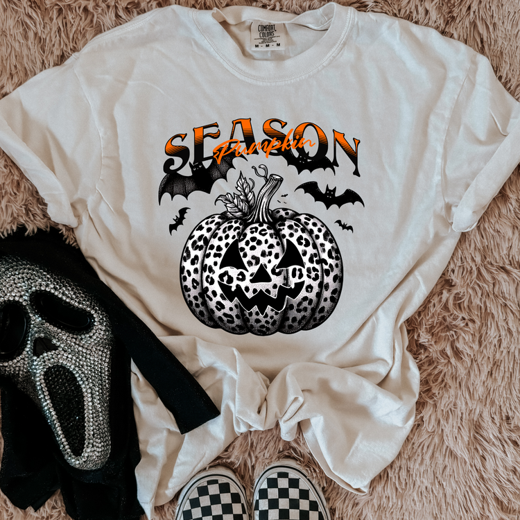 Spooky Season Pumpkin Comfort Colors Graphic Tee