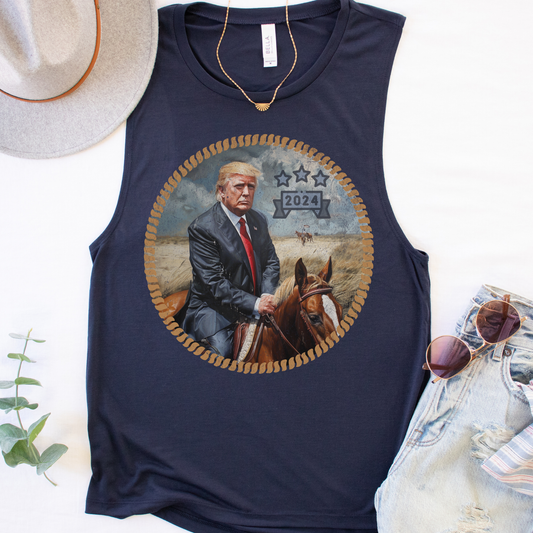 Country Trump Political Tank Top