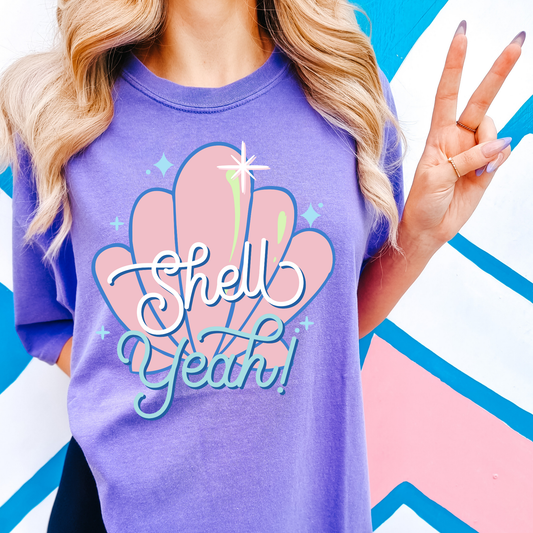 Shell Yeah Summer Comfort Colors Graphic Tee