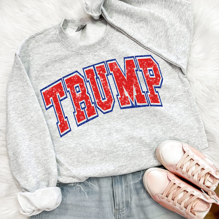 Glitter Trump Political Sweatshirt