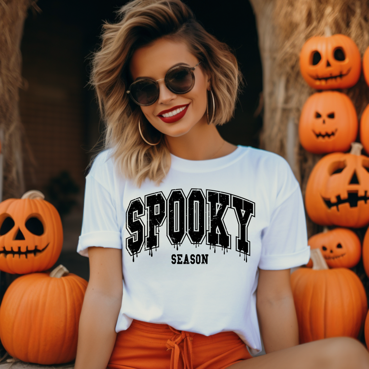 Spooky Season Black Adult Graphic Tee