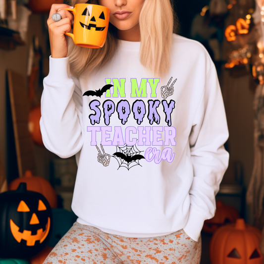 In My Spooky Teacher Era Halloween Sweatshirt