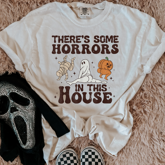 There's Some Horrors In This House Comfort Colors Graphic Tee