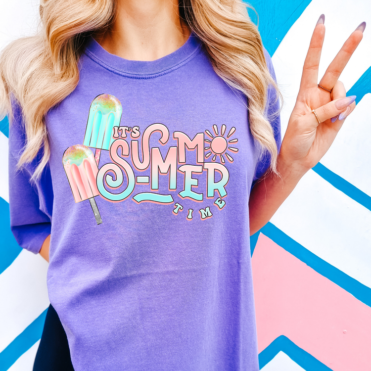 Its Summer Time Summer Comfort Colors Graphic Tee