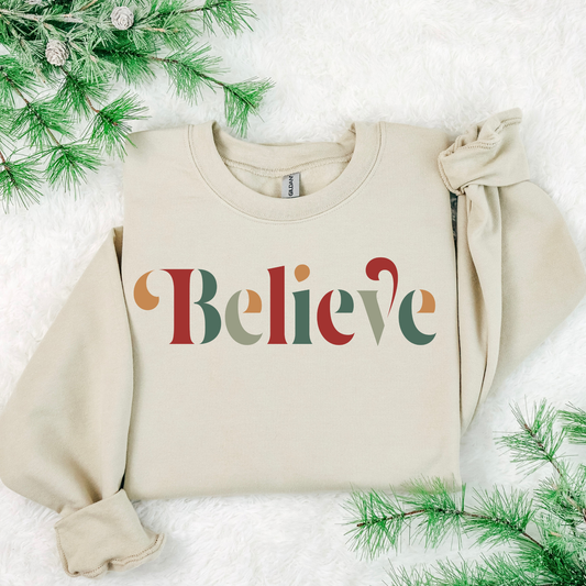 Believe Christmas Sweatshirt