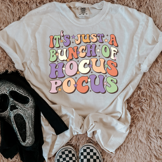 Its Just A Bunch Of Hocus Pocus Comfort Colors Graphic Tee