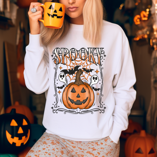 Spooky Jackolatern Halloween Sweatshirt