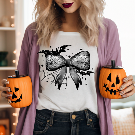 Bows And Bats Season Adult Graphic Tee