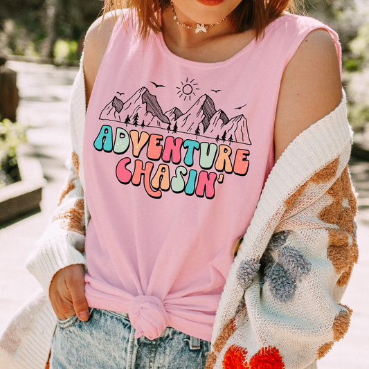 Adventure Chasin' Comfort Colors Tank Top