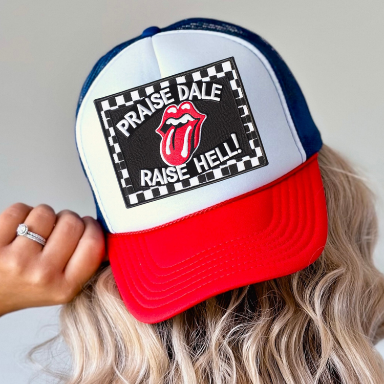 Praise Dale Raise Hell Otto Trucker Hat