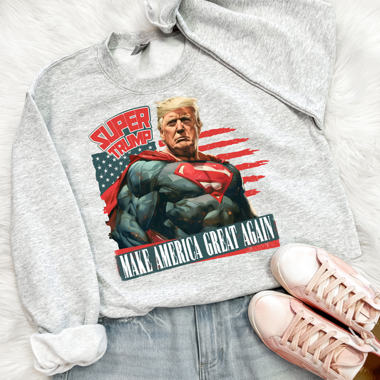 Super Trump Political Sweatshirt