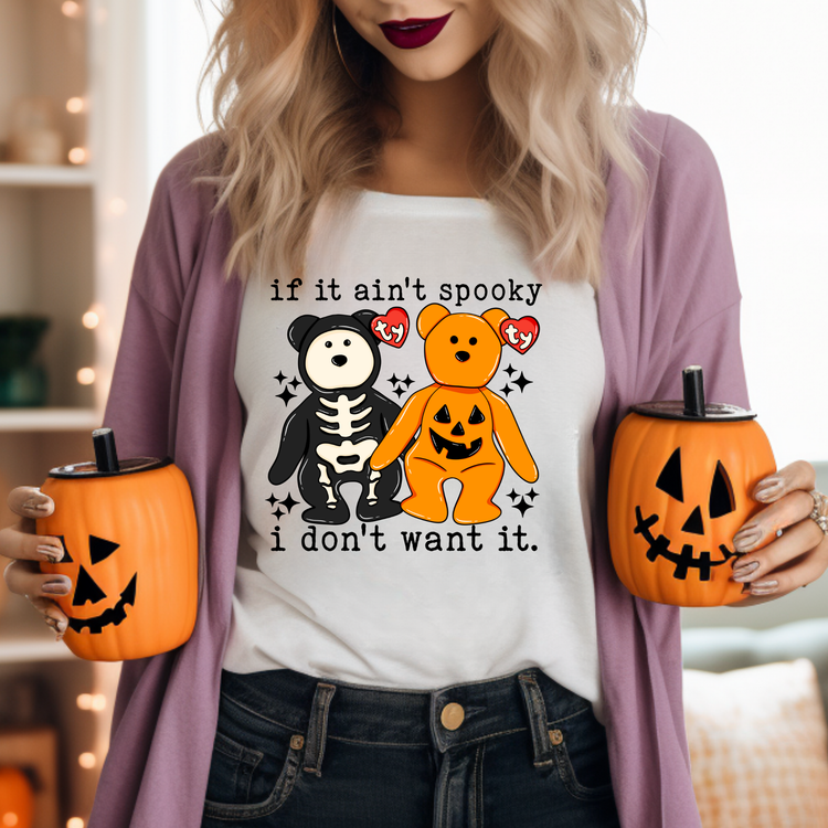 If It Ain't Spooky I Don't Want It Adult Graphic Tee