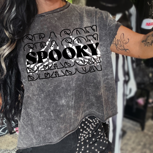 Spooky Season Mineral Washed Halloween Tee