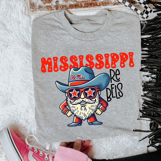 Mississippi Rebels Football Graphic Tee