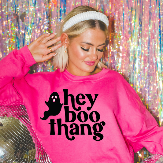 Hey Boo Thang Halloween Sweatshirt