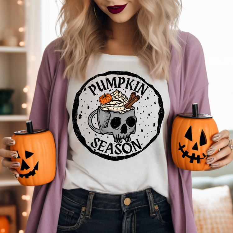 Pumpkin Season Adult Graphic Tee