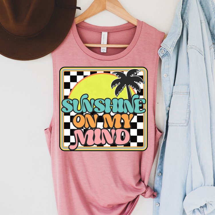 Sunshine On My Mind Summer Tank Top