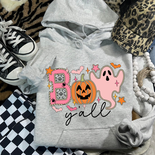 Boo Yall Halloween Hoodie