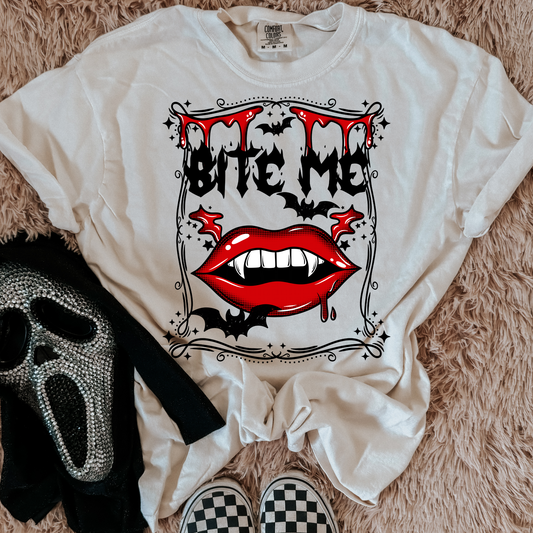 Bite Me Comfort Colors Graphic Tee