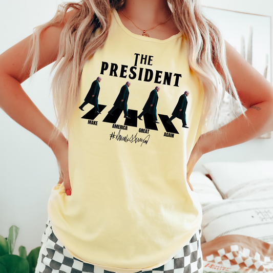 The President Comfort Colors Tank Top