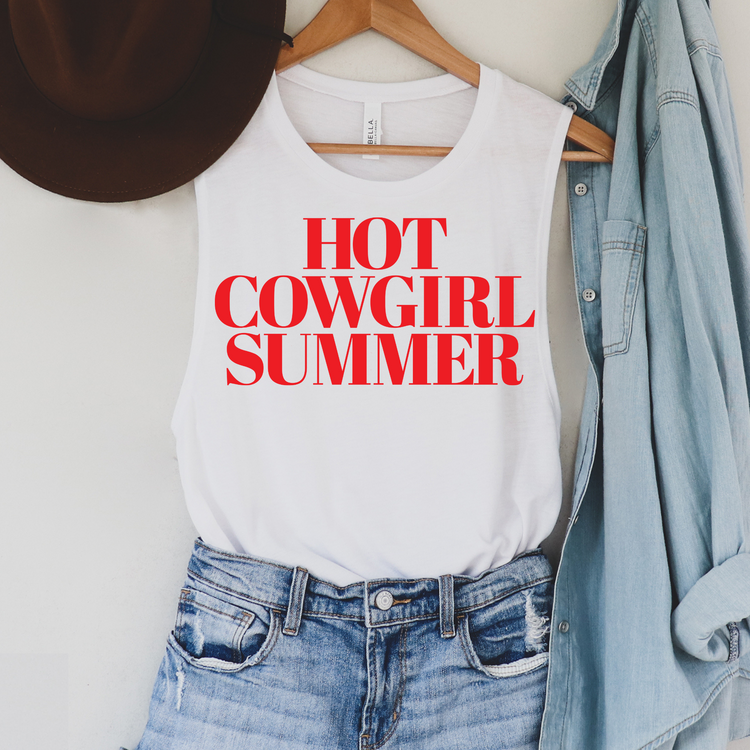 Hot Cowgirl Summer Summer Tank Top