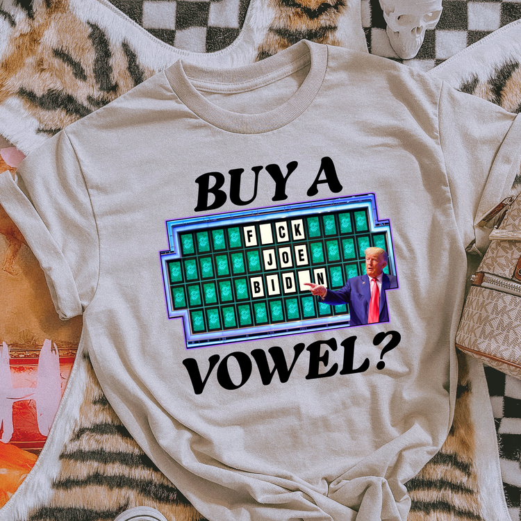 Buy A Vowel Graphic Tee