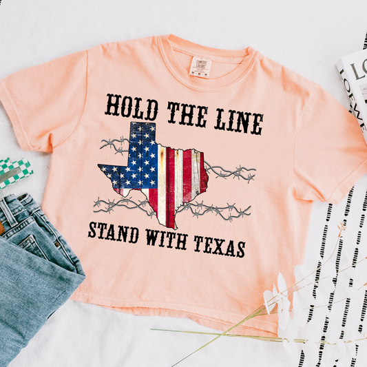 Hold The Line Comfort Colors Graphic Tee