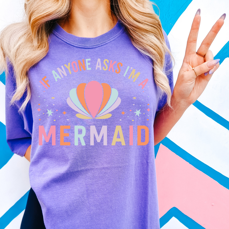 I'm A Mermaid Summer Comfort Colors Graphic Tee