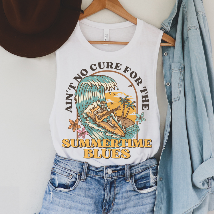 Ain't No Cure For the Summertime Blues Summer Tank Top