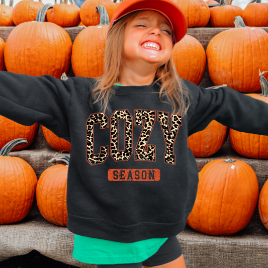 Cozy Leopard Kids Sweatshirt