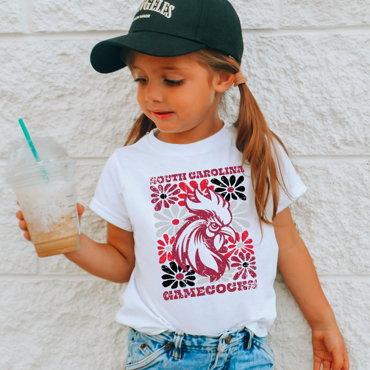 South Carolina Game Cocks Football Kids Graphic Tee