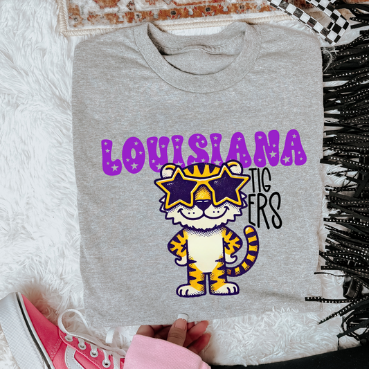 Louisiana Tigers Football Graphic Tee