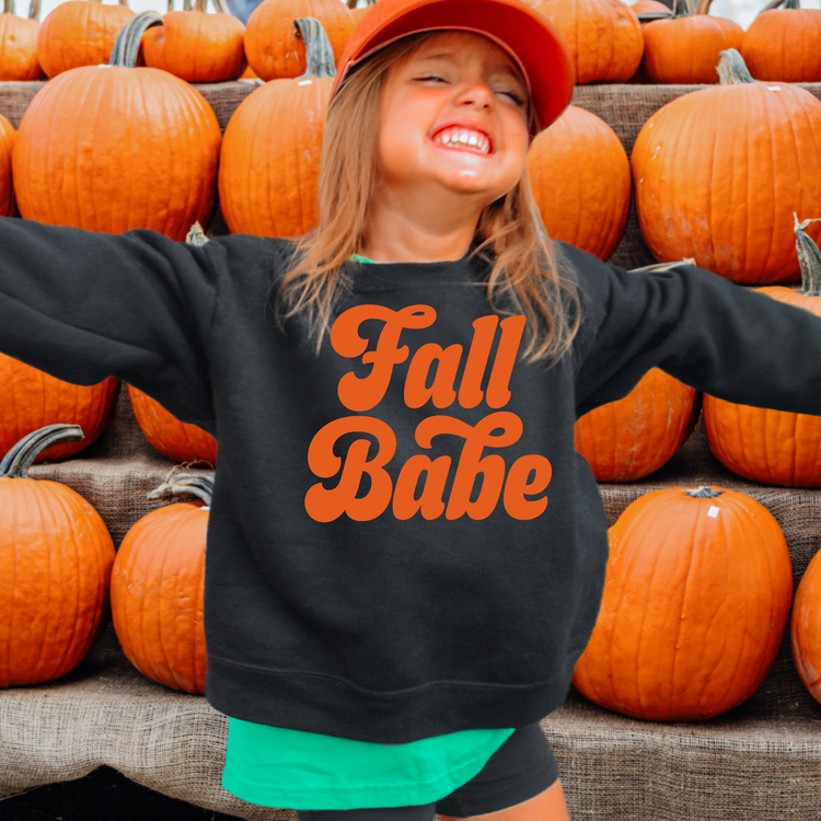 Fall Babe Kids Sweatshirt