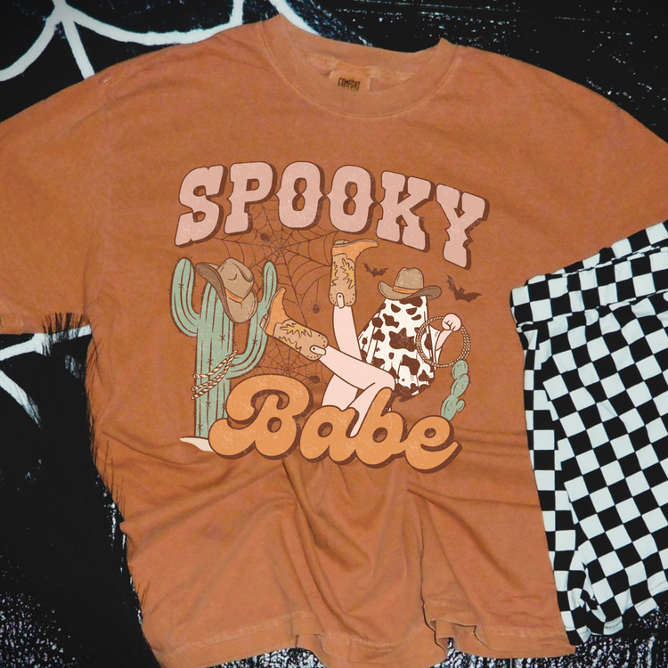 Spooky Babe Comfort Colors Graphic Tee