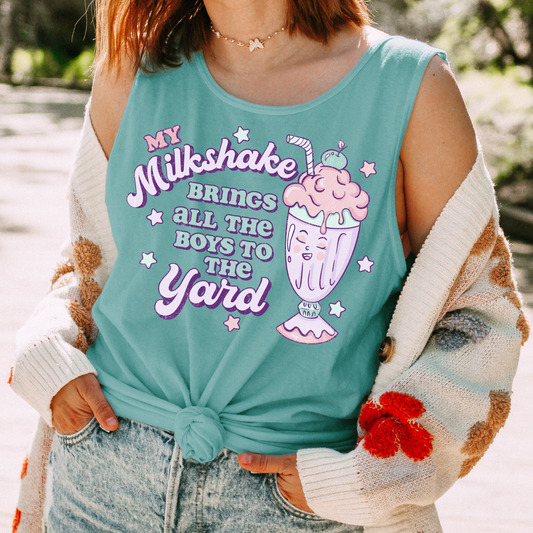 Milkshake Brings Boys Comfort Colors Tank Top