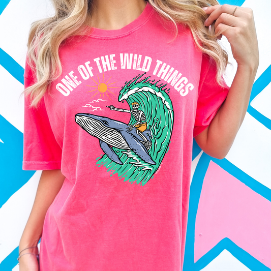 One Of The Wild Things Summer Comfort Colors Graphic Tee