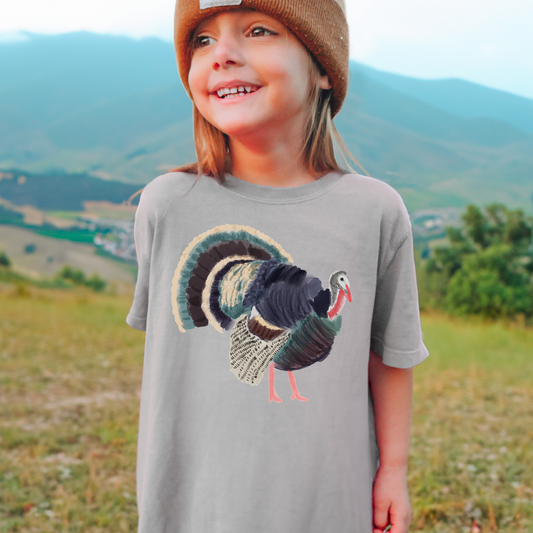 Turkey Comfort Colors Youth Fall Graphic Tee