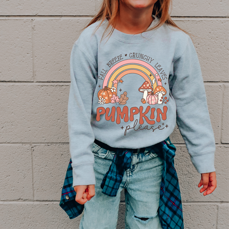 Pumpkin Please Kids Sweatshirt