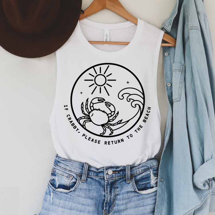 Return Me To The Beach Summer Tank Top