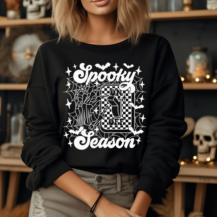 Spooky Season Switch  Halloween Sweatshirt