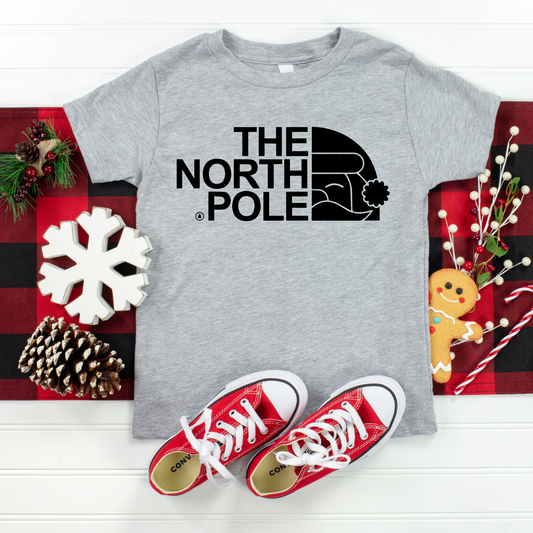 The North Pole Christmas Kids Graphic Tee