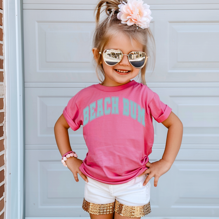 Beach Bum Kids Summer Graphic Tee