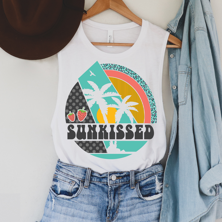 Sunkissed Strawberries Summer Tank Top