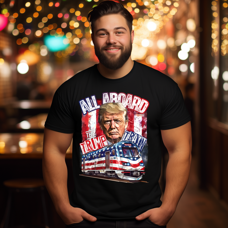 Trump Train Political Graphic Tee