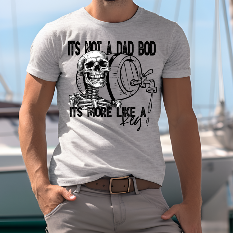 Its Not A Dad Bod Father's Day Graphic Tee