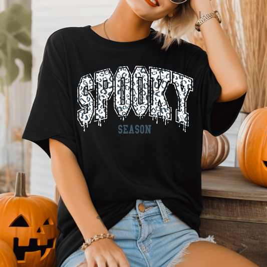 Spooky Season Leoapard  Adult Graphic Tee