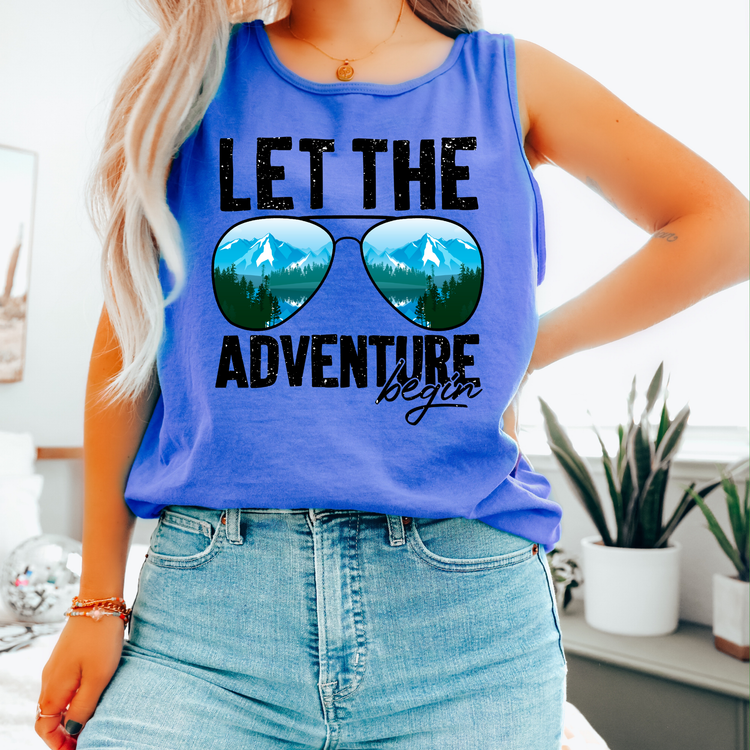 Let The Adventure Begin Colors Tank Top