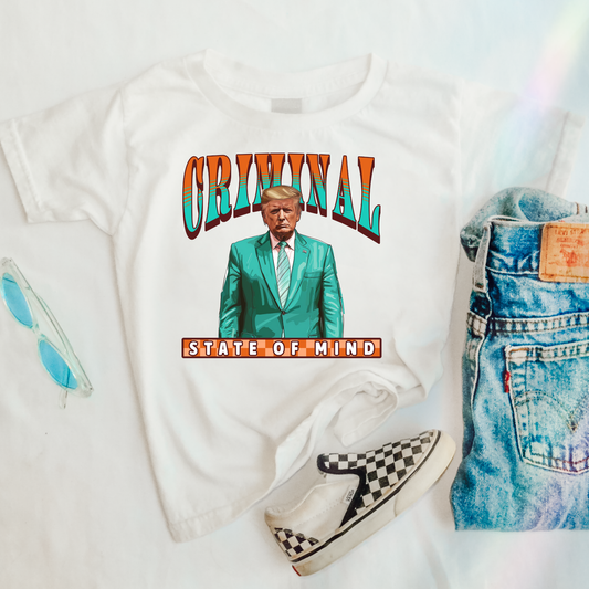 Criminal Kids Political Graphic Tee