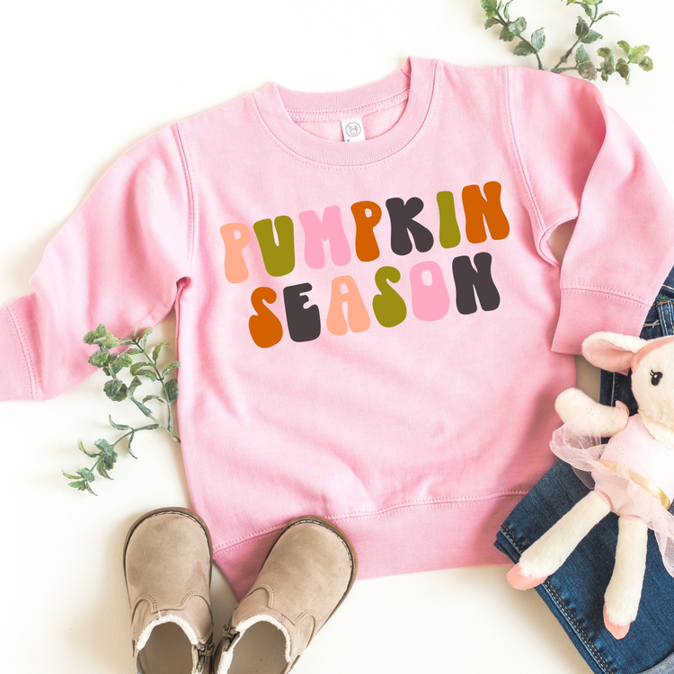 Pumpkin Season Kids Sweatshirt