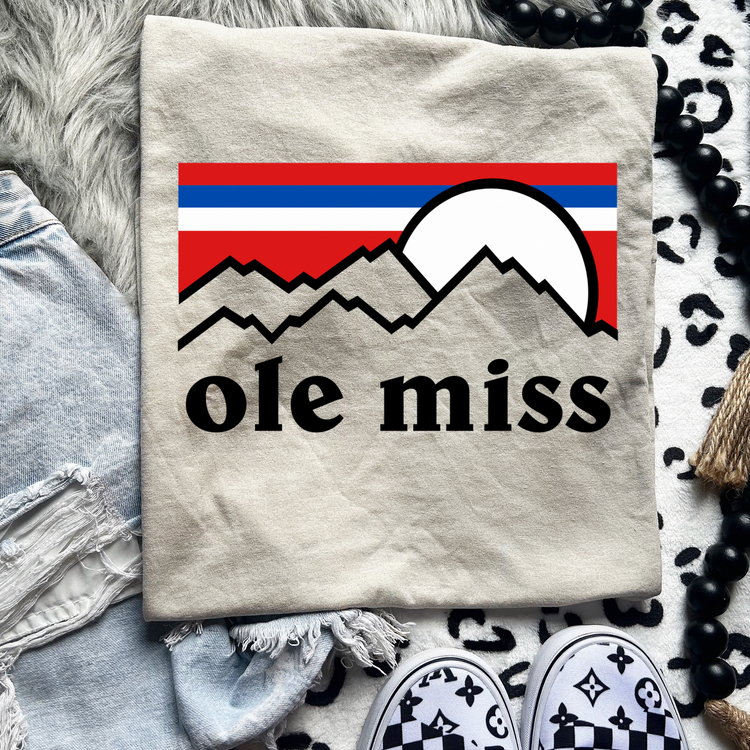 Ole Miss Classic Football Graphic Tee